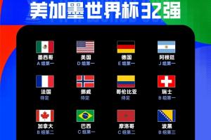 世界杯已15队进32强：科特迪瓦小组第2出线，厄瓜多尔小组3晋级