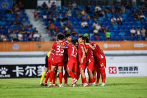中甲-延边龙鼎2-0送佛山南狮5轮不胜 多明戈斯角球破门徐继祖建功