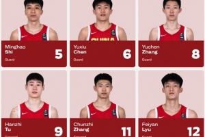 媒体人：在高强度的背靠背比赛下 中国U17男篮的小伙子确实尽力了